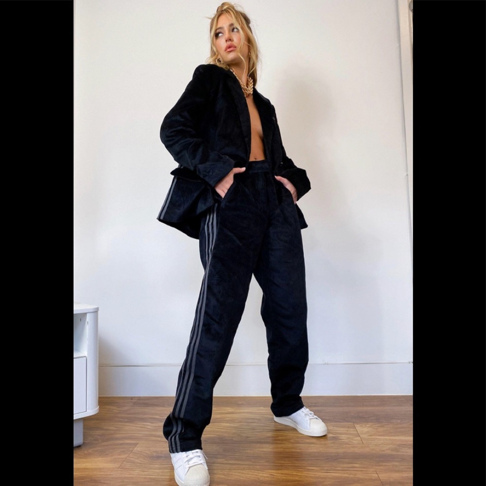 ADIDAS ORIGINALS CORDUROY BLAZER & PANTS SET